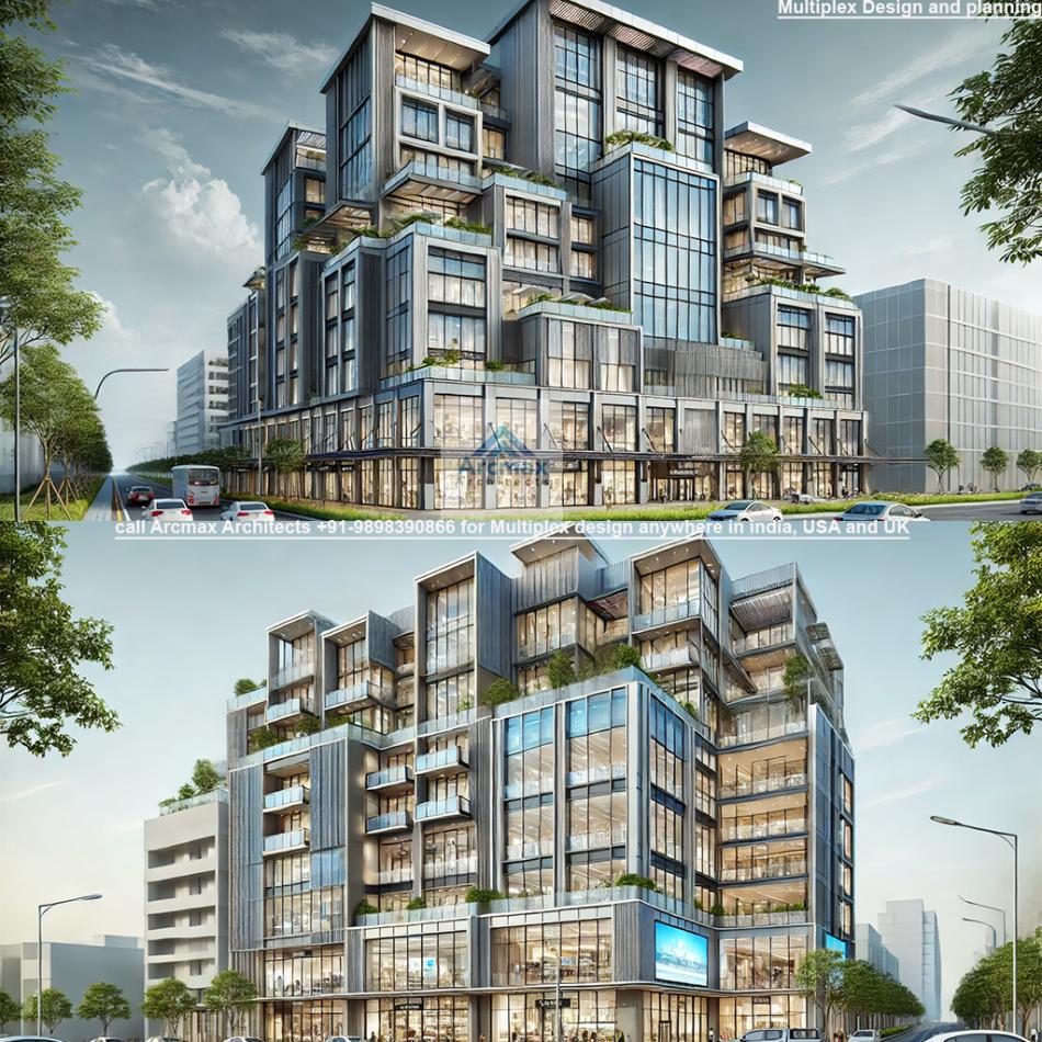 Shopping Mall & Commercial Building Design | Arcmax Architects – Retail ... - Residential And Commercial Building Planner
